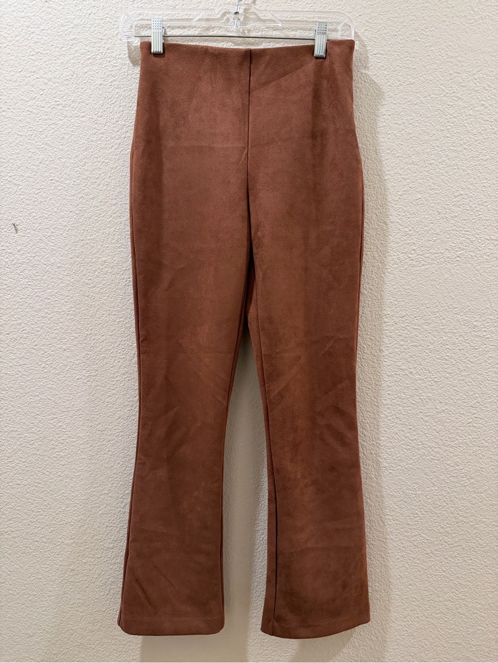 Tuckernuck Brown Faux Suede Leggings Pants Size Small